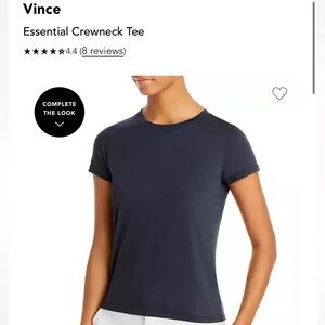 Vince Essential Crewneck in Coastal